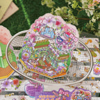 Everything Research Institute Diorama Stickers, Journal Decoration Stickers, Handmade Stress-Relief Stickers, 3D Miniature Scenes