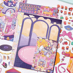 Creative Journal Decoration Stickers, Dunden Ideal Country Themed Scene Stickers, Childlike Journal Supplies, DIY Diary and Album Decoration Stickers