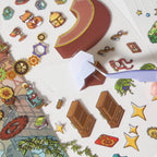 Fairy Tale Themed Creative Stickers, 3D DIY Collage for Scene-Making Stickers