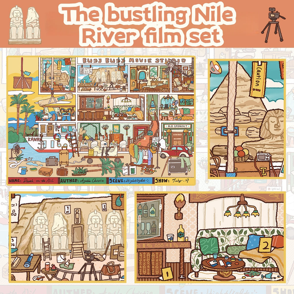 3D scene stickers, colorful stickers, reusable multiple times