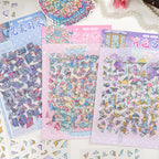 Chinese Style Creative Puzzle Sticker Set, DIY Creative and Fun Puzzle Landscape Stickers