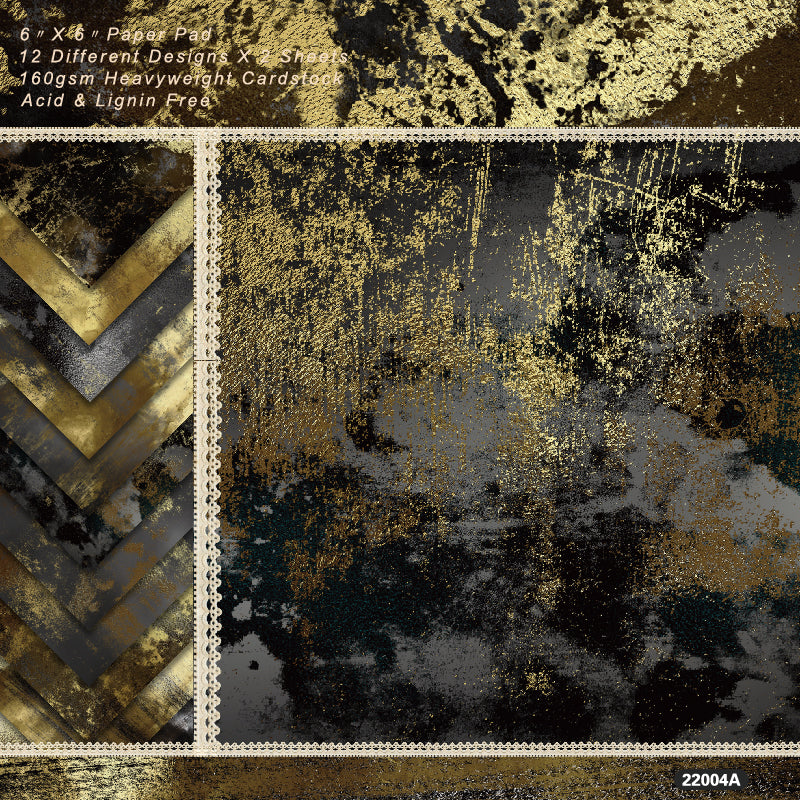 24 sheets of black and gold cardstock, versatile, suitable for greeting cards, flower message cards, and wedding decoration message cards.