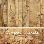 24 sheets of old wood-style cardstock, letter message cards, DIY enthusiast gifts.