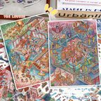 Fantasy &amp; Mystery Miniature Scene Sticker Set: DIY 3D Collage Fun Landscape Decoration Kit