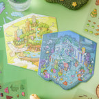 Murang 3D Landscape-Making Stickers, "Finding Legends" DIY 3D Hut Stickers