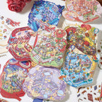 Fairy Tale Themed Creative Stickers, 3D DIY Collage for Scene-Making Stickers