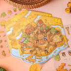 Murang 3D Landscape-Making Stickers, "Finding Legends" DIY 3D Hut Stickers