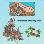 Chinese style 3D scene stickers, reusable stickers that can be used repeatedly, with clear printing.