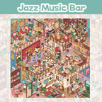 3D scene stickers, colorful stickers, reusable multiple times