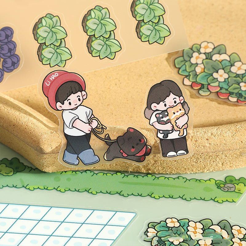 Osaka-Inspired 3D Diorama Stickers,DIY Miniature Scene Immersive Stickers