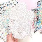 Jigsaw landscape stickers - Creative miniature scenes, 3D scene stickers