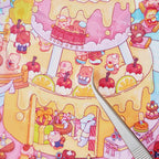 Creative Journal Decoration Stickers, Dunden Ideal Country Themed Scene Stickers, Childlike Journal Supplies, DIY Diary and Album Decoration Stickers