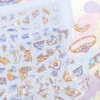 Jigsaw Large Landscape Sticker - Creative Sticker for DIY Handwritten Note Pages - Scene Sticker