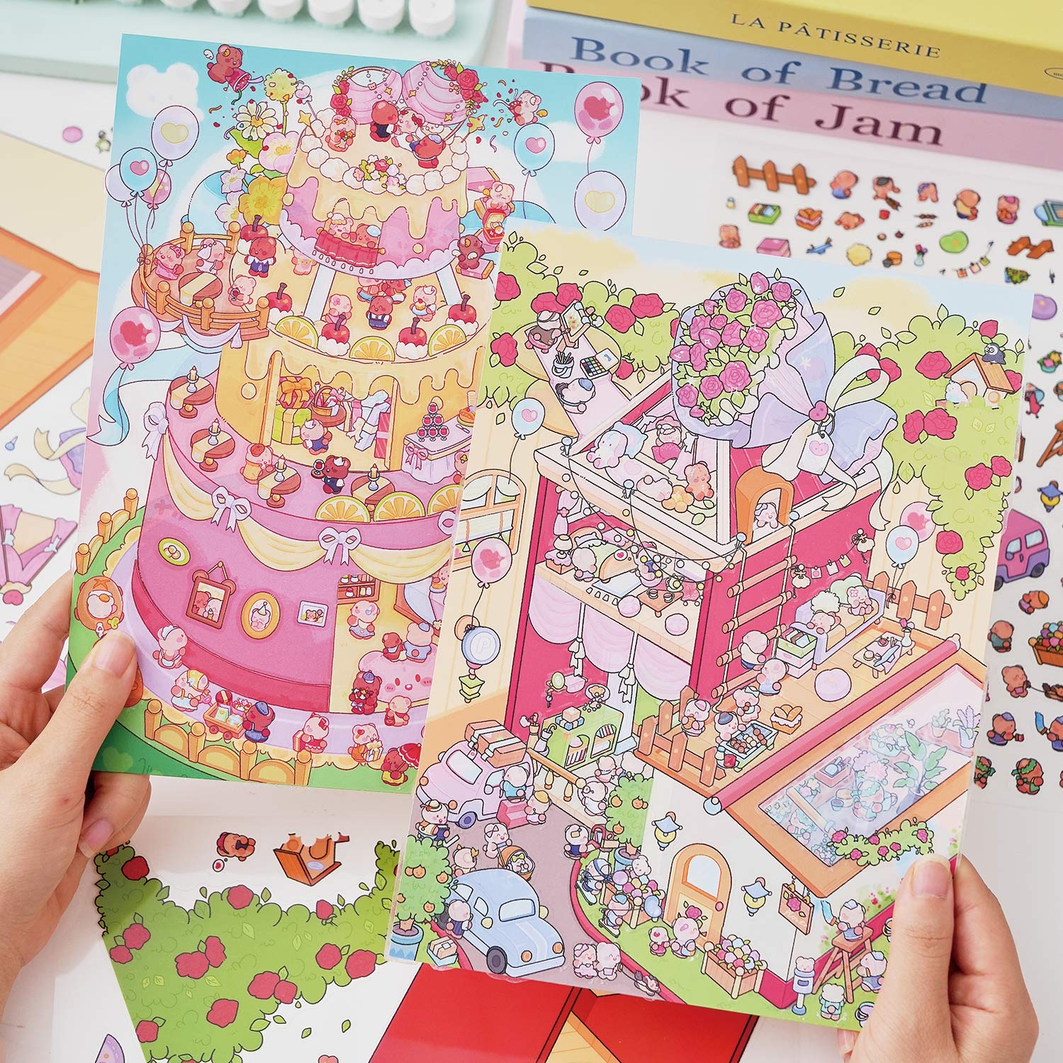 Pegatinas creativas para decorar diarios, pegatinas con temática de Dunden Ideal Country, suministros para diarios infantiles, pegatinas para decorar diarios y álbumes DIY