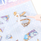 Jigsaw Large Landscape Sticker - Creative Sticker for DIY Handwritten Note Pages - Scene Sticker