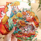 Classic Palace Theme Storage Diorama Stickers – DIY Stackable 3D Fun Toys