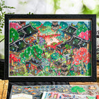 Extra-large miniature landscape stickers - Lü Zhai Zhi Yi (Strange Tales from a Chinese Studio) - DIY scene handbooks - Scene stickers