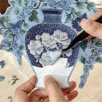 Chinese-style jigsaw puzzle landscape sticker - Creative miniature scene notebook sticker materials