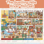 3D scene stickers, colorful stickers, reusable multiple times