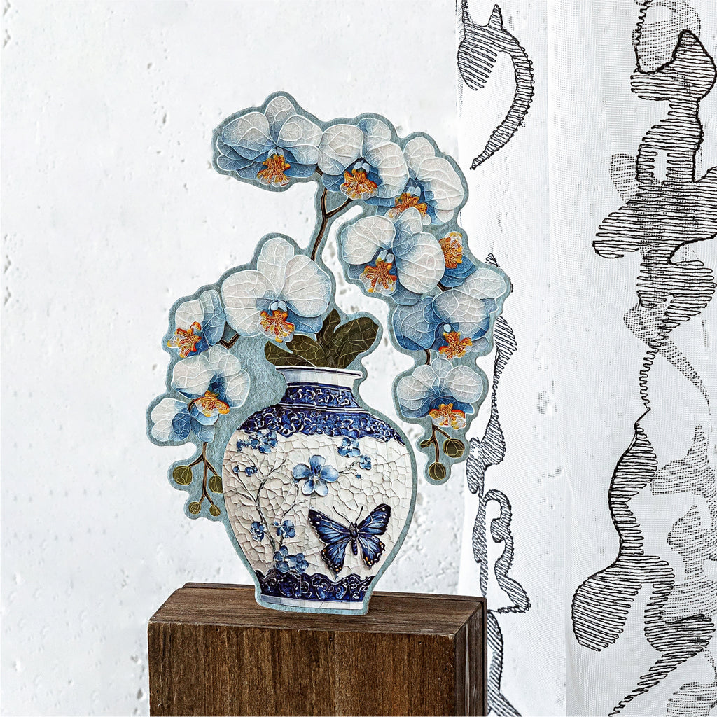 Chinese-style jigsaw puzzle landscape sticker - Creative miniature scene notebook sticker materials