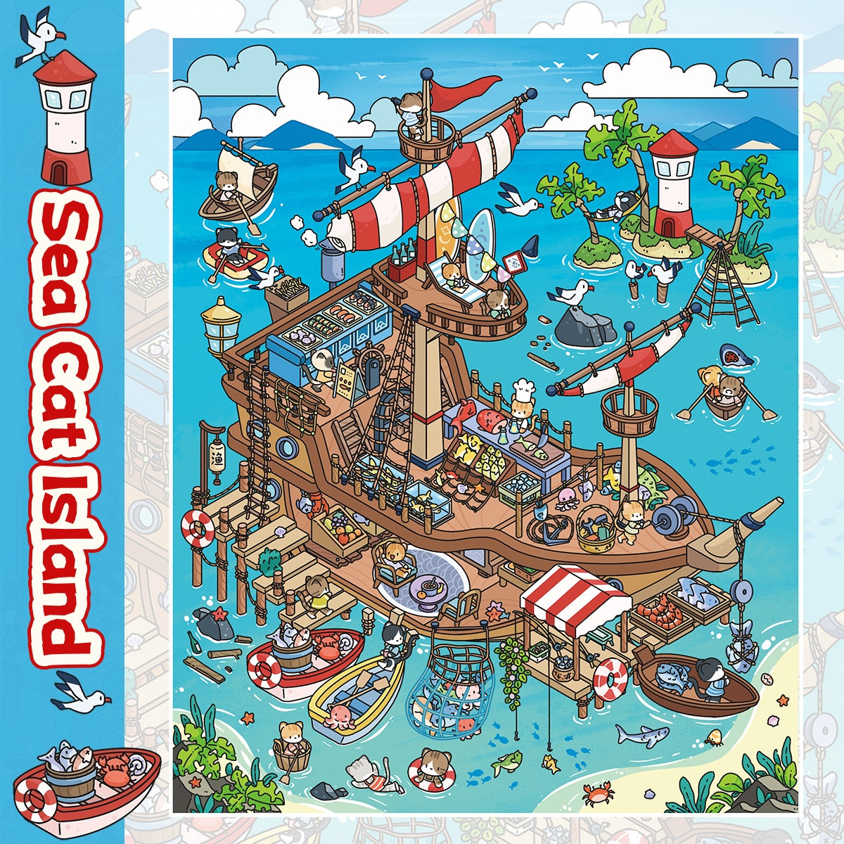 Chinese style 3D scene stickers, reusable stickers that can be used repeatedly, with clear printing.