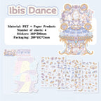 Jigsaw Large Landscape Sticker - Creative Sticker for DIY Handwritten Note Pages - Scene Sticker