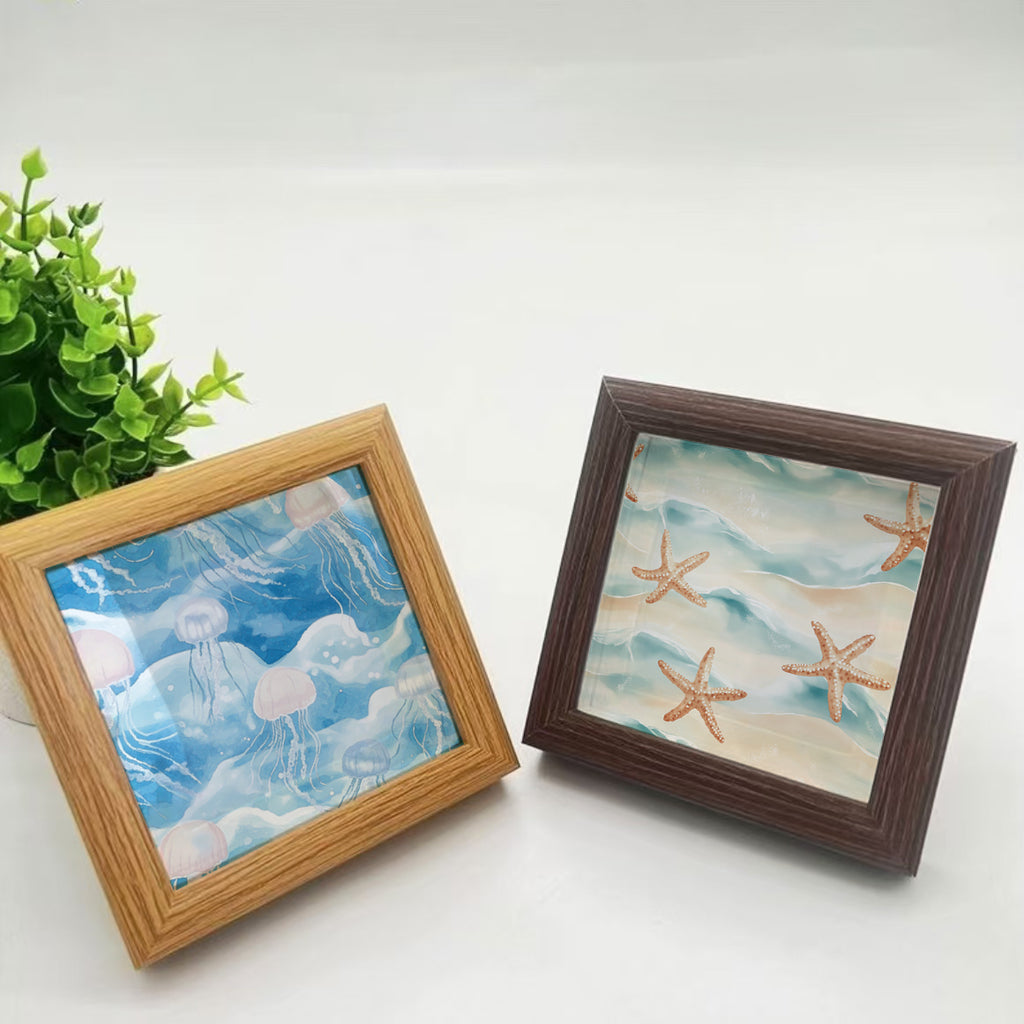 Papel para diario con temática de playa de verano, papel de fondo para hacer tarjetas de álbumes de fotos, papel estampado de una sola cara de 6 pulgadas