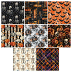24pcs Halloween pumpkin-patterned greeting cards can be used to make explosion boxes, DIY origami, and decorate notebook covers.