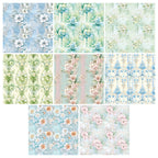 24PCS patterned floral greeting cards can be used to make explosion boxes, flower-decorated cards, and garbage magazine decorations.