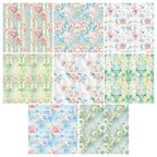 24PCS patterned floral greeting cards can be used to make explosion boxes, flower-decorated cards, and garbage magazine decorations.