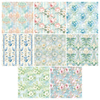 24PCS patterned floral greeting cards can be used to make explosion boxes, flower-decorated cards, and garbage magazine decorations.