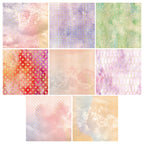 24PCS dreamy-style greeting cards can be used to make explosion boxes, flower-decorated cards, and garbage magazine decorations.