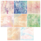 24PCS dreamy-style greeting cards can be used to make explosion boxes, flower-decorated cards, and garbage magazine decorations.