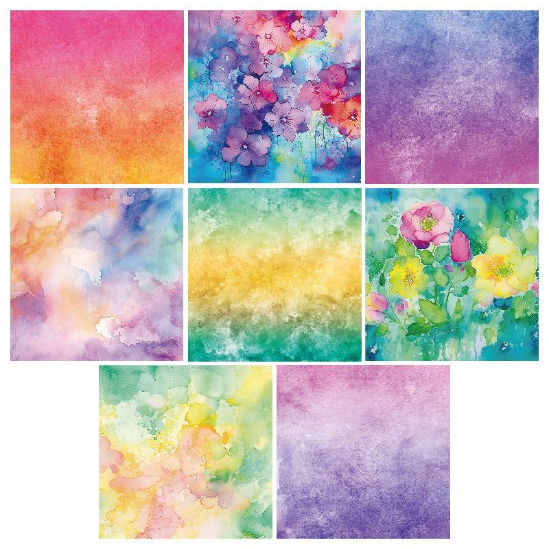 24 pieces of colorful greeting cards featuring lemon and orange patterns are used as flower decoration cards and message cards for the wedding.