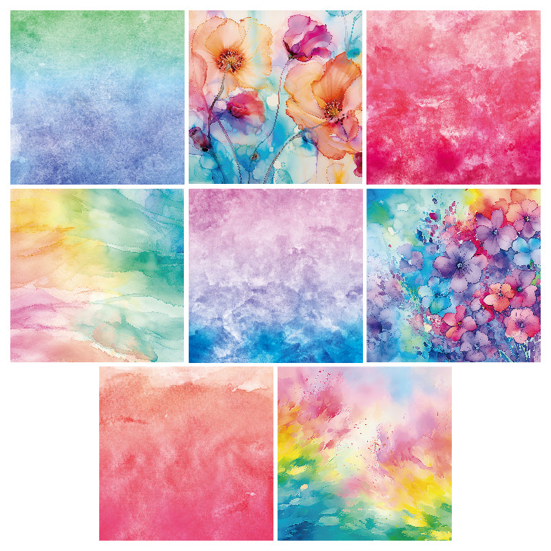 24 pieces of colorful greeting cards featuring lemon and orange patterns are used as flower decoration cards and message cards for the wedding.