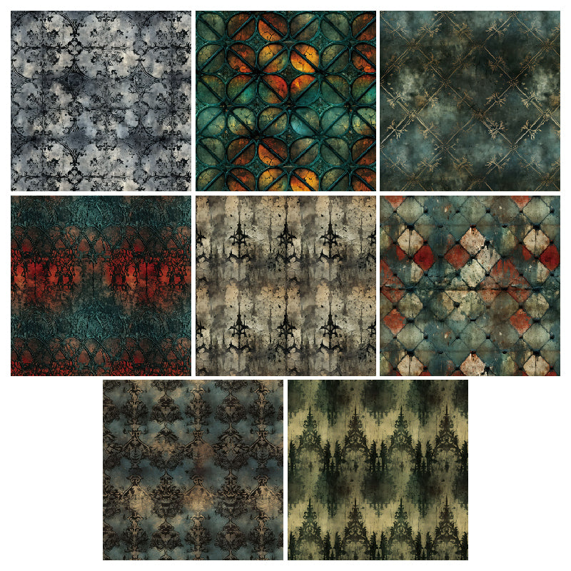 24pcs vintage greeting cards are used for wedding flower decoration cards, gift message cards, and room decoration cards.