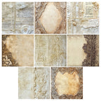 24 lace-patterned cards, intended for junk journal making and as gifts for DIY enthusiasts.