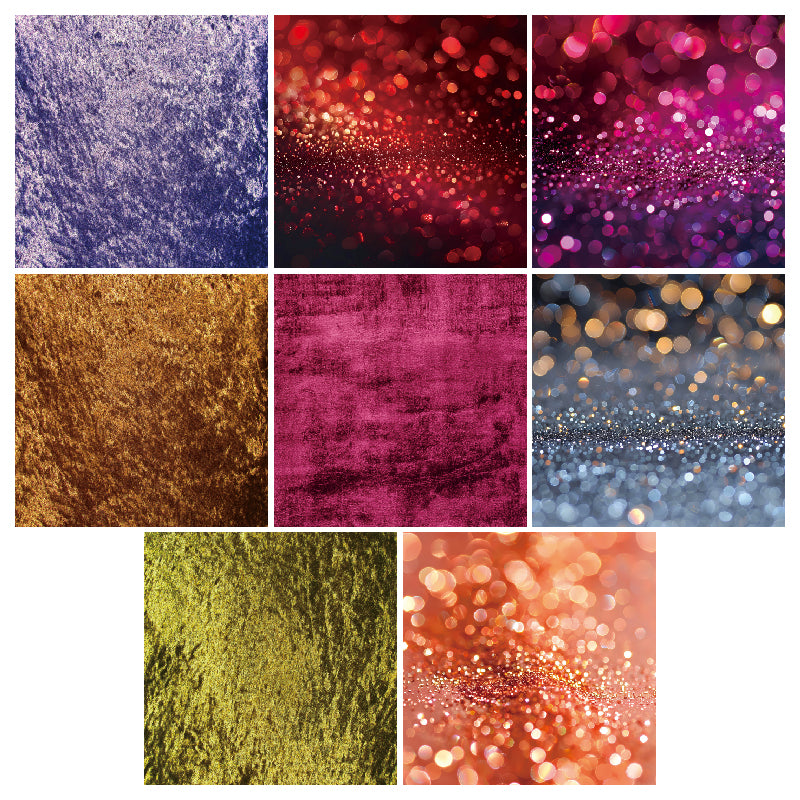 24 pieces of color star flash cards, used for making a scrapbook, as a gift for DIY enthusiasts.