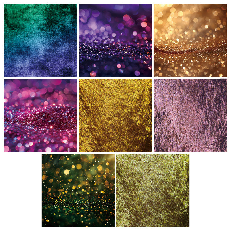 24 pieces of color star flash cards, used for making a scrapbook, as a gift for DIY enthusiasts.