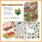 Infeel.Me 3D Miniature Home Scene Stickers – Immersive Stress-Relief Handcraft Collage Stickers
