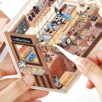 Miniature Scene Corner Shop Theme Sticker Set – 3D Hut Diorama Stickers