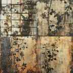 Papel para diario, papel con fondo de rosas, papel estampado de una sola cara para álbumes de fotos, tarjetas de felicitación y decoración de diarios.