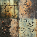 Papel para diario, papel con fondo de rosas, papel estampado de una sola cara para álbumes de fotos, tarjetas de felicitación y decoración de diarios.