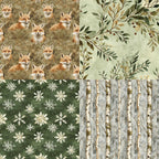 24 pieces of Lin Map Pattern Cards, used for making garbage magazines or notebook books. Gift box message card.