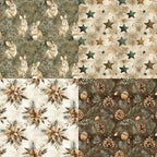 24 pieces of Lin Map Pattern Cards, used for making garbage magazines or notebook books. Gift box message card.