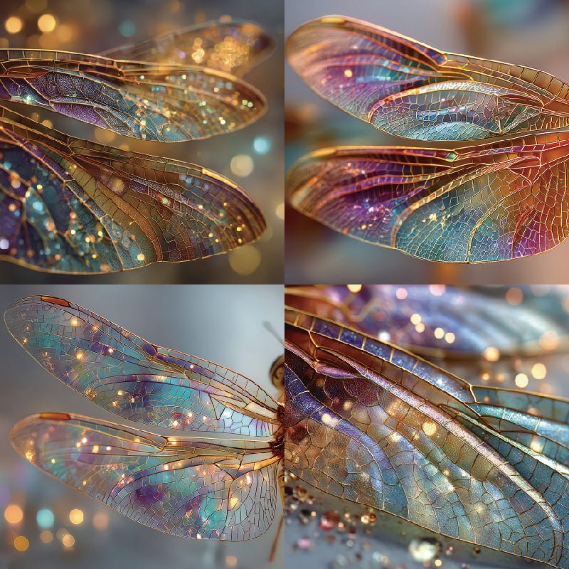 24 pieces of butterfly-style cards, suitable for wall decoration and flower message cards