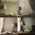 24 pieces of lace flower lantern-style cards, suitable for wall decoration and flower message cards