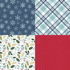 24PCS blue Christmas-themed cards are used for wall decoration and as decoration for DIY magazines.