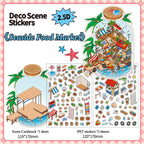 Fun &amp; Creative DIY Miniature Scenery-Making Stickers - Immersive Collage Stickers for Underwater City, Garden Courtyard Notebook Decoration