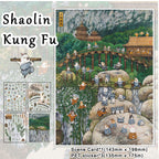 Xinyuyan "Xiyou" Series Landscape-Making Stickers: 3D Stereo Hut Scenes, Stress-Relief DIY Creative Decorations